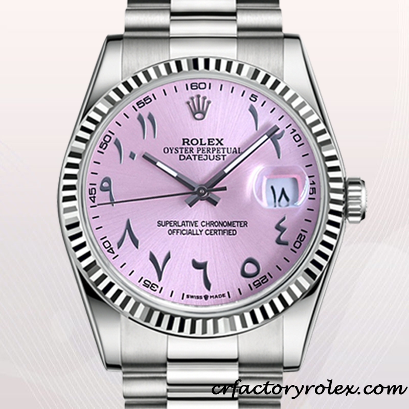 CR Rolex Rolex Calibre 2836/2813 126334 Men's Pink Silver-tone Replica - CR Rolex Watches - Affordable CR Factory watch Online